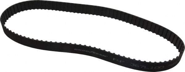 Continental ContiTech - Section L, 1" Wide, Timing Belt - Helanca Weave Stretch Nylon, L Series Belts Positive Drive, No. 367L - Exact Tool & Supply