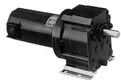 Leeson - 216:1 Gear Ratio, Gearmotor - 24E Frame, 268 Torque, 0.05 hp - Exact Tool & Supply