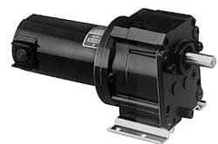 Leeson - 216:1 Gear Ratio, Gearmotor - 24E Frame, 268 Torque, 0.05 hp - Exact Tool & Supply