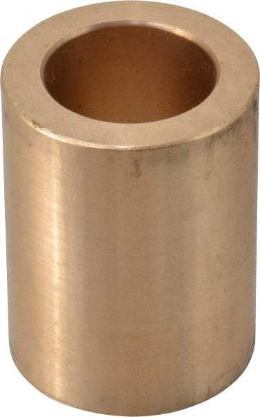 Made in USA - 3/4" Inside x 1-1/8" Outside Diam, Cast Bronze Sleeve Bearing - 1-1/2" OAL - Exact Tool & Supply