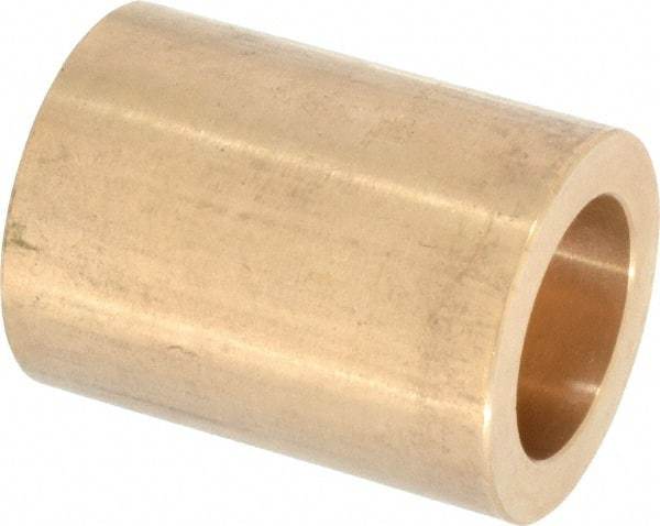Made in USA - 1" Inside x 1-1/2" Outside Diam, Cast Bronze Sleeve Bearing - 2" OAL - Exact Tool & Supply