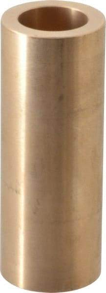 Made in USA - 1" Inside x 1-1/2" Outside Diam, Cast Bronze Sleeve Bearing - 4" OAL - Exact Tool & Supply