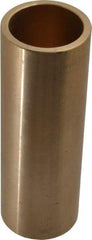 Made in USA - 1-1/8" Inside x 1-3/8" Outside Diam, Cast Bronze Sleeve Bearing - 4" OAL - Exact Tool & Supply