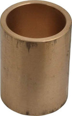 Made in USA - 1-1/4" Inside x 1-1/2" Outside Diam, Cast Bronze Sleeve Bearing - 2" OAL - Exact Tool & Supply