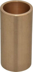 Made in USA - 1-1/4" Inside x 1-1/2" Outside Diam, Cast Bronze Sleeve Bearing - 3" OAL - Exact Tool & Supply