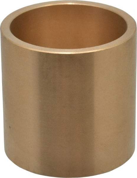 Made in USA - 1-1/2" Inside x 1-3/4" Outside Diam, Cast Bronze Sleeve Bearing - 1-3/4" OAL - Exact Tool & Supply