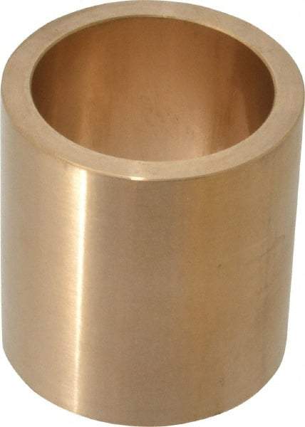 Made in USA - 1-1/2" Inside x 1-7/8" Outside Diam, Cast Bronze Sleeve Bearing - 2" OAL - Exact Tool & Supply
