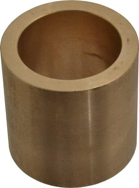 Made in USA - 1-1/2" Inside x 2" Outside Diam, Cast Bronze Sleeve Bearing - 2" OAL - Exact Tool & Supply