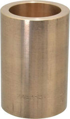 Made in USA - 1-1/2" Inside x 2" Outside Diam, Cast Bronze Sleeve Bearing - 3" OAL - Exact Tool & Supply
