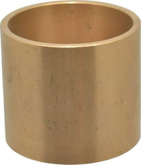 Made in USA - 2" Inside x 2-1/4" Outside Diam, Cast Bronze Sleeve Bearing - 2" OAL - Exact Tool & Supply