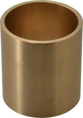Made in USA - 2" Inside x 2-1/4" Outside Diam, Cast Bronze Sleeve Bearing - 2-1/2" OAL - Exact Tool & Supply