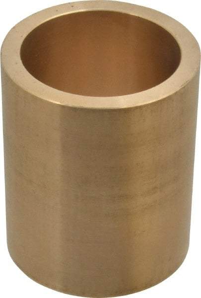 Made in USA - 2" Inside x 2-1/2" Outside Diam, Cast Bronze Sleeve Bearing - 3" OAL - Exact Tool & Supply