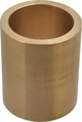 Made in USA - 2" Inside x 2-1/2" Outside Diam, Cast Bronze Sleeve Bearing - 3" OAL - Exact Tool & Supply