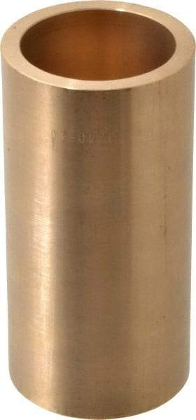 Made in USA - 2" Inside x 2-1/2" Outside Diam, Cast Bronze Sleeve Bearing - 5" OAL - Exact Tool & Supply