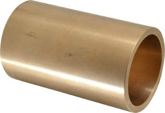 Made in USA - 2-1/2" Inside x 3" Outside Diam, Cast Bronze Sleeve Bearing - 5" OAL - Exact Tool & Supply