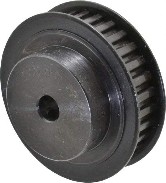 Power Drive - 30 Tooth, 5/16" Inside x 1.89" Outside Diam, Timing Belt Pulley - 1/4, 3/8" Belt Width, 1.91" Pitch Diam, Steel & Cast Iron - Exact Tool & Supply