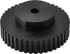 Power Drive - 42 Tooth, 5/16" Inside x 2.654" Outside Diam, Timing Belt Pulley - 1/4, 3/8" Belt Width, 2.674" Pitch Diam, Steel & Cast Iron - Exact Tool & Supply