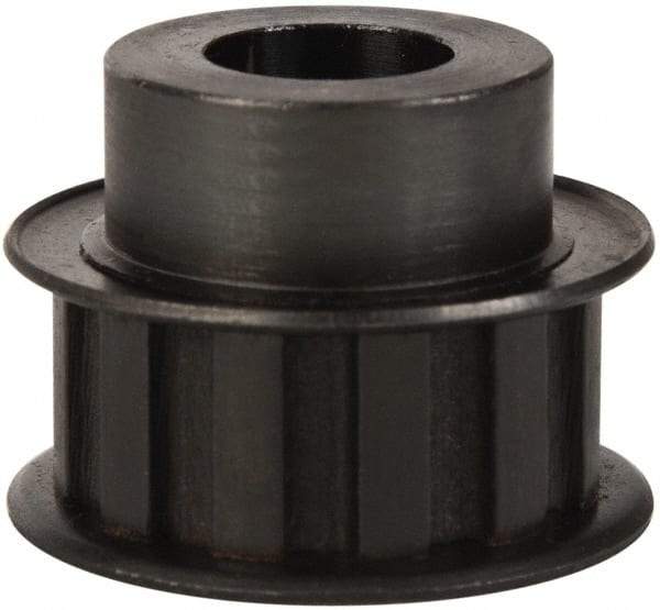 Power Drive - 12 Tooth, 1/2" Inside x 1.402" Outside Diam, Timing Belt Pulley - 1/2" Belt Width, 1.432" Pitch Diam, Steel & Cast Iron - Exact Tool & Supply