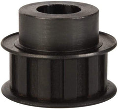 Power Drive - 12 Tooth, 1/2" Inside x 1.402" Outside Diam, Timing Belt Pulley - 1/2" Belt Width, 1.432" Pitch Diam, Steel & Cast Iron - Exact Tool & Supply