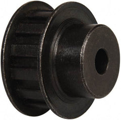 Power Drive - 13 Tooth, 3/8" Inside x 1.522" Outside Diam, Timing Belt Pulley - 1/2" Belt Width, 1.552" Pitch Diam, Steel & Cast Iron - Exact Tool & Supply