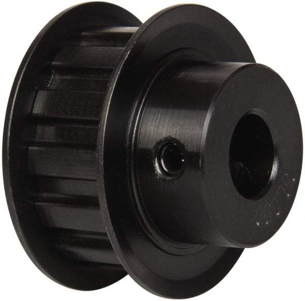 Power Drive - 13 Tooth, 1/2" Inside x 1.522" Outside Diam, Timing Belt Pulley - 1/2" Belt Width, 1.552" Pitch Diam, Steel & Cast Iron - Exact Tool & Supply
