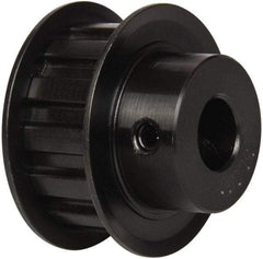 Power Drive - 13 Tooth, 1/2" Inside x 1.522" Outside Diam, Timing Belt Pulley - 1/2" Belt Width, 1.552" Pitch Diam, Steel & Cast Iron - Exact Tool & Supply