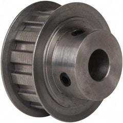 Power Drive - 14 Tooth, 1/2" Inside x 1.641" Outside Diam, Timing Belt Pulley - 1/2" Belt Width, 1.671" Pitch Diam, Steel & Cast Iron - Exact Tool & Supply