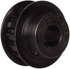 Power Drive - 15 Tooth, 5/8" Inside x 1.76" Outside Diam, Timing Belt Pulley - 1/2" Belt Width, 1.79" Pitch Diam, Steel & Cast Iron - Exact Tool & Supply