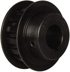 Power Drive - 16 Tooth, 3/4" Inside x 1.88" Outside Diam, Timing Belt Pulley - 1/2" Belt Width, 1.91" Pitch Diam, Steel & Cast Iron - Exact Tool & Supply