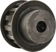 Power Drive - 13 Tooth, 3/8" Inside x 1.522" Outside Diam, Timing Belt Pulley - 3/4" Belt Width, 1.552" Pitch Diam, Steel & Cast Iron - Exact Tool & Supply