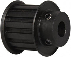 Power Drive - 13 Tooth, 1/2" Inside x 1.522" Outside Diam, Timing Belt Pulley - 1" Belt Width, 1.552" Pitch Diam, Steel & Cast Iron - Exact Tool & Supply