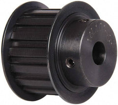 Power Drive - 16 Tooth, 1/2" Inside x 1.88" Outside Diam, Timing Belt Pulley - 1" Belt Width, 1.91" Pitch Diam, Steel & Cast Iron - Exact Tool & Supply