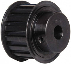 Power Drive - 17 Tooth, 1/2" Inside x 2" Outside Diam, Timing Belt Pulley - 1" Belt Width, 2.029" Pitch Diam, Steel & Cast Iron - Exact Tool & Supply
