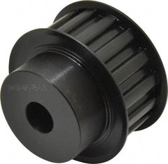 Power Drive - 16 Tooth, 5/8" Inside x 2.492" Outside Diam, Timing Belt Pulley - 3/4, 1" Belt Width, 2.546" Pitch Diam, Steel & Cast Iron - Exact Tool & Supply