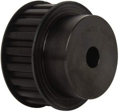 Power Drive - 20 Tooth, 5/8" Inside x 3.129" Outside Diam, Timing Belt Pulley - 3/4, 1" Belt Width, 3.183" Pitch Diam, Steel & Cast Iron - Exact Tool & Supply