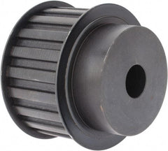 Power Drive - 20 Tooth, 3/4" Inside x 3.129" Outside Diam, Timing Belt Pulley - 1-1/2" Belt Width, 3.183" Pitch Diam, Steel & Cast Iron - Exact Tool & Supply