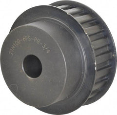 Power Drive - 21 Tooth, 3/4" Inside x 3.288" Outside Diam, Timing Belt Pulley - 3/4, 1" Belt Width, 3.342" Pitch Diam, Steel & Cast Iron - Exact Tool & Supply