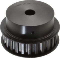 Power Drive - 26 Tooth, 3/4" Inside x 4.084" Outside Diam, Timing Belt Pulley - 3/4, 1" Belt Width, 4.138" Pitch Diam, Steel & Cast Iron - Exact Tool & Supply