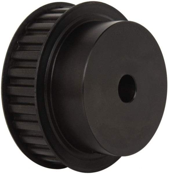 Power Drive - 28 Tooth, 3/4" Inside x 4.402" Outside Diam, Timing Belt Pulley - 3/4, 1" Belt Width, 4.456" Pitch Diam, Steel & Cast Iron - Exact Tool & Supply