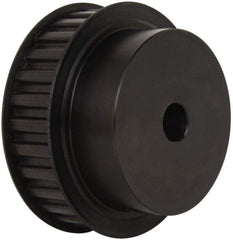 Power Drive - 28 Tooth, 3/4" Inside x 4.402" Outside Diam, Timing Belt Pulley - 3/4, 1" Belt Width, 4.456" Pitch Diam, Steel & Cast Iron - Exact Tool & Supply