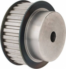 Power Drive - 30 Tooth, 3/4" Inside x 4.721" Outside Diam, Timing Belt Pulley - 1-1/2" Belt Width, 4.775" Pitch Diam, Steel & Cast Iron - Exact Tool & Supply