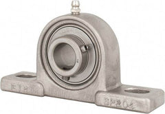 Value Collection - 5" OAL2-Bolt Base Mount - Stainless Steel - Exact Tool & Supply