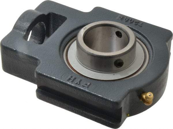 Value Collection - 3-9/32" Wide, Cast Iron Ball Bearing Take Up Unit - 1-5/16" Outside Diam - Exact Tool & Supply