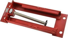 Made in USA - 4-3/4" Wide, Steel Bearing Take Up Frame - Exact Tool & Supply