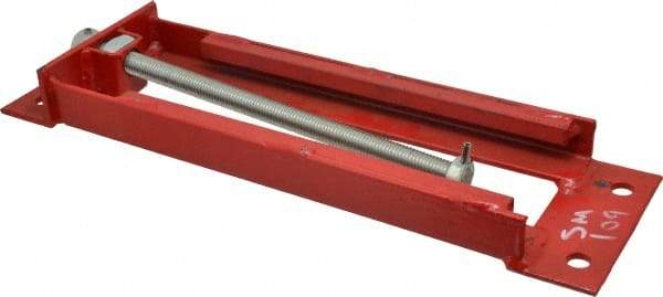 Made in USA - 4-3/4" Wide, Steel Bearing Take Up Frame - Exact Tool & Supply