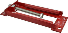 Made in USA - 5-1/4" Wide, Steel Bearing Take Up Frame - Exact Tool & Supply
