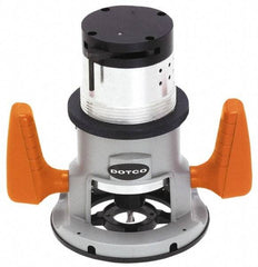 Dotco - 3/8 Inch Collet, 1.7 hp, 18,000 RPM Fixed Base - 1/2 Inch Inlet, 620.53 kPa - Exact Tool & Supply