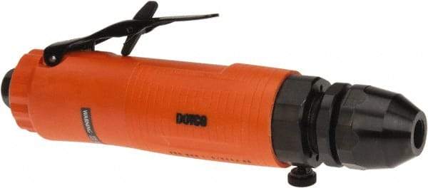 Dotco - 1/4 Inch Collet, 0.9 hp, 23,000 RPM Inline - 1/4 Inch Inlet, 620.53 kPa - Exact Tool & Supply