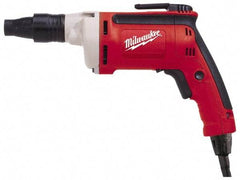 Milwaukee Tool - Pistol Grip Handle, 2,500 RPM, 10 to 140 In/Lb Torque, Electric Screwdriver - 1/4" Bit Holder, 120 Volts, 6.5 Amps - Exact Tool & Supply
