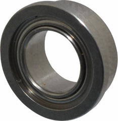 Value Collection - 3/16" Bore Diam, 5/16" OD, Double Shield Miniature Radial Ball Bearing - 1/8" Wide, With Flange, 1 Row, Round Bore, 29 Lb Static Capacity, 81 Lb Dynamic Capacity - Exact Tool & Supply
